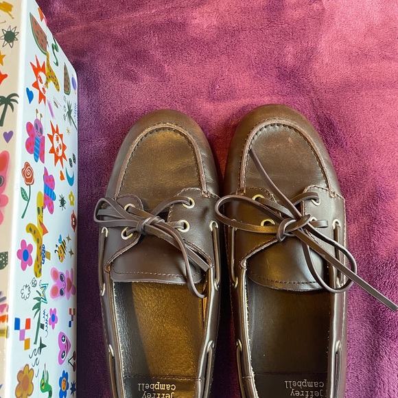 Jeffrey Campbell Shoes - Jeffrey Campbell Brown Leather Moccasins